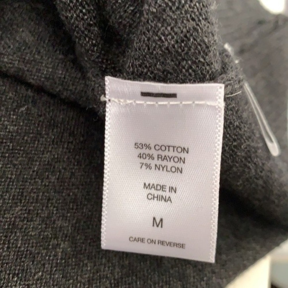 7th Avenue New York & Company Women's Medium Gray Cardigan Sweater M - Picture 5 of 6